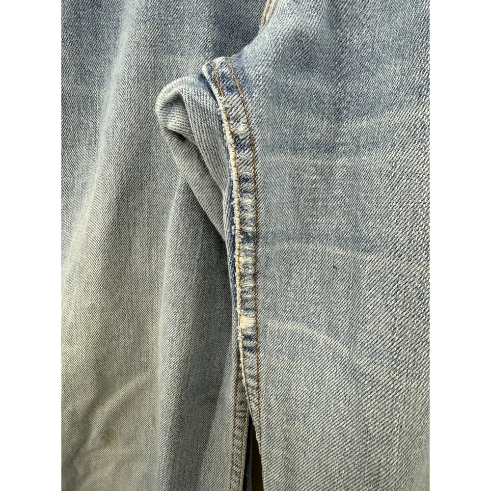 Vintage Levis 550 Jeans Mens 38x30 Blue Relaxed Fit Fade‎ Distress Light Wash